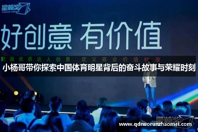 小杨哥带你探索中国体育明星背后的奋斗故事与荣耀时刻
